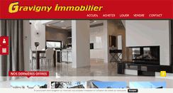 Desktop Screenshot of gravigny-immobilier.com